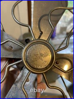 VINTAGE Fitzgerald MFG Co. The Star Electric Fan style1200 Working Condition