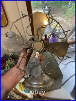 VINTAGE Fitzgerald MFG Co. The Star Electric Fan style1200 Working Condition