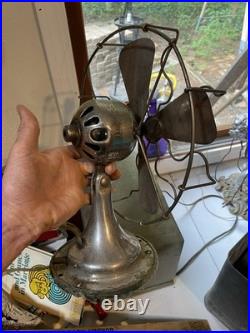 VINTAGE Fitzgerald MFG Co. The Star Electric Fan style1200 Working Condition