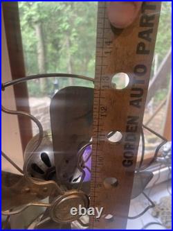 VINTAGE Fitzgerald MFG Co. The Star Electric Fan style1200 Working Condition