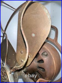 VINTAGE GE GENERAL 12 ELECTRIC FAN with BLADE CAGE UNTESTED