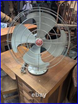 VINTAGE GE Vortalex General Electric FAN MODEL F12V163 3 Speed Oscillating No 42 VINTAGE GE Vortalex General Electric FAN MODEL F12V163 3 Speed Oscillating No 42