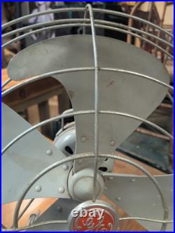 VINTAGE GE Vortalex General Electric FAN MODEL F12V163 3 Speed Oscillating No 42 VINTAGE GE Vortalex General Electric FAN MODEL F12V163 3 Speed Oscillating No 42