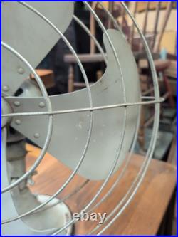 VINTAGE GE Vortalex General Electric FAN MODEL F12V163 3 Speed Oscillating No 42 VINTAGE GE Vortalex General Electric FAN MODEL F12V163 3 Speed Oscillating No 42