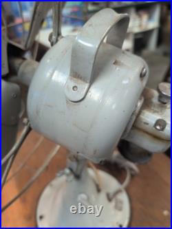 VINTAGE GE Vortalex General Electric FAN MODEL F12V163 3 Speed Oscillating No 42 VINTAGE GE Vortalex General Electric FAN MODEL F12V163 3 Speed Oscillating No 42
