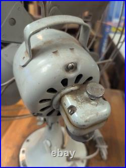 VINTAGE GE Vortalex General Electric FAN MODEL F12V163 3 Speed Oscillating No 42 VINTAGE GE Vortalex General Electric FAN MODEL F12V163 3 Speed Oscillating No 42