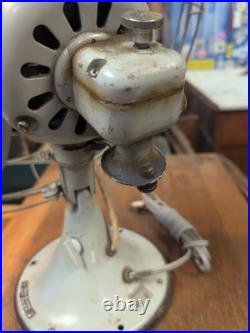 VINTAGE GE Vortalex General Electric FAN MODEL F12V163 3 Speed Oscillating No 42 VINTAGE GE Vortalex General Electric FAN MODEL F12V163 3 Speed Oscillating No 42