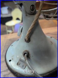 VINTAGE GE Vortalex General Electric FAN MODEL F12V163 3 Speed Oscillating No 42 VINTAGE GE Vortalex General Electric FAN MODEL F12V163 3 Speed Oscillating No 42