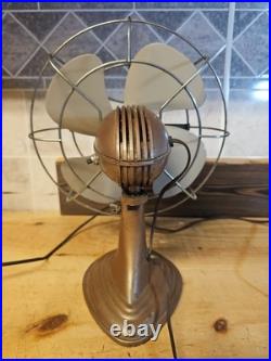 VINTAGE WESTINGHOUSE ART DECO 4 BLADE CAT. #10 LA 4 ELECTRIC FAN 1950's! WORKING VINTAGE WESTINGHOUSE ART DECO 4 BLADE CAT. #10 LA 4 ELECTRIC FAN 1950's! WORKING