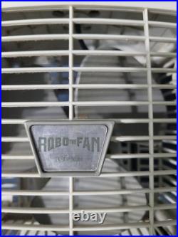 VTG 1986 Robeson Robo The Fan Frigid Fan Light Up Eyes Oscillates Fully Works