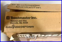 VTG 20 TOASTMASTER 3-Speed Metal BOX FAN model 4435 With Box. Brand New