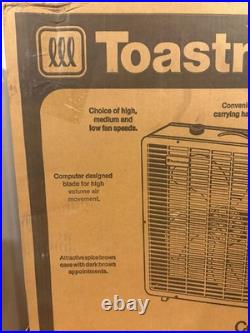 VTG 20 TOASTMASTER 3-Speed Metal BOX FAN model 4435 With Box. Brand New