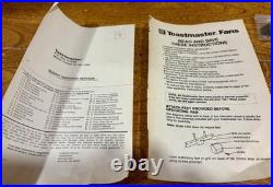 VTG 20 TOASTMASTER 3-Speed Metal BOX FAN model 4435 With Box. Brand New