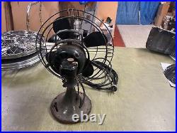 VTG Antique 1930s Made In USA General Electric GE Oscillating Desk Fan Works