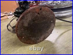 VTG Antique 1930s Made In USA General Electric GE Oscillating Desk Fan Works