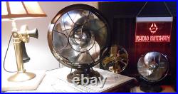VTG Emerson SILVER SWAN ART DECO 10 Oscillating Fan! VERY NICE! WORKS GREAT