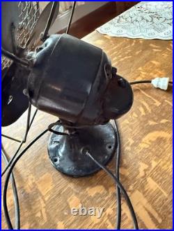 VTG Emerson Type 2250B 10 Oscillating Metal Fan 1930s Works