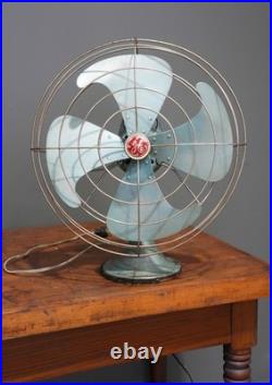 VTG General Electric GE Vortalex Fan Industrial 16 blades art deco oscillating