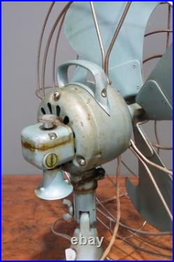 VTG General Electric GE Vortalex Fan Industrial 16 blades art deco oscillating