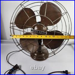 VTG Robbins & Myers Electric Fan 3 Speed Model 22004 15 4 Blade Round Working