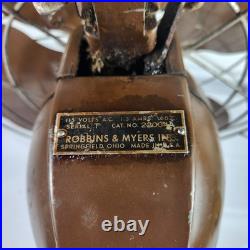 VTG Robbins & Myers Electric Fan 3 Speed Model 22004 15 4 Blade Round Working