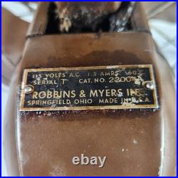 VTG Robbins & Myers Electric Fan 3 Speed Model 22004 15 4 Blade Round Working