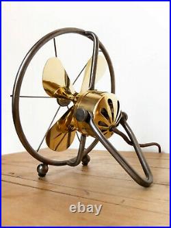 Ventilatore AEG Old antique electric fan design industrial loft Marelli vintage
