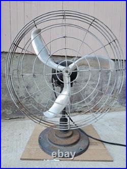 Very Rare 30's WARD ZEPHYR Art Deco Industrial Fan Robert Budlong