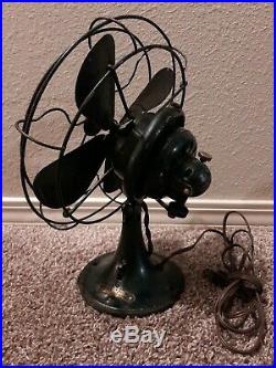 Vintage 12 Antique GE General Electric Oscillating Fan