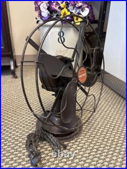 Vintage 12 Cincinnati Victor Airplane Desk Table Fan 4 Blade Electric Ohio