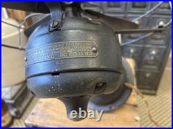Vintage 12 GE General Electric Desk Table Fan 4 Blade 34017 AVV Patent 1906