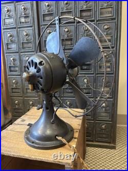 Vintage 12 GE General Electric Desk Table Fan 4 Blade 34017 AVV Patent 1906