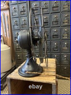 Vintage 12 GE General Electric Desk Table Fan 4 Blade 34017 AVV Patent 1906