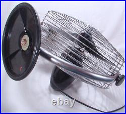 Vintage 14 Roto Beam Electric Fan Three Speed Max Weber Chicago