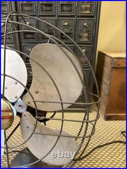 Vintage 16 Victor Miracle Breeze Desk Table Fan 4 Blade Electric Cincinnati OH