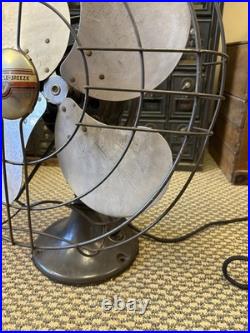 Vintage 16 Victor Miracle Breeze Desk Table Fan 4 Blade Electric Cincinnati OH