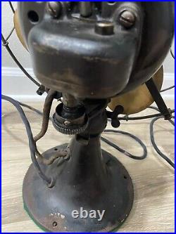 Vintage 1920's EMERSON Type 29646 3 Speed 12 4 Blade Electric Fan