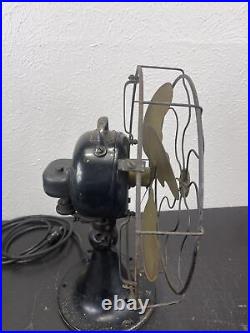 Vintage 1920's EMERSON Type 29646 3 Speed 12 4 Blade Electric Fan