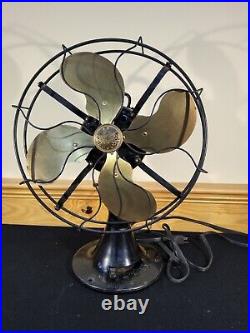Vintage 1920's EMERSON Type 29646 3 Speed 12 4 Blade Electric Fan Parts Repair