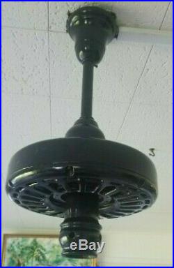 Vintage 1920's General Electric Ceiling Fan W Remote Albany Schenectady New York