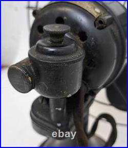 Vintage 1920's Westinghouse Oscillating Electric Fan 3 Speed 4 Blades See Video