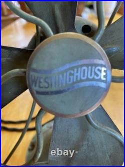 Vintage 1920's Westinghouse electric table fan model #755266 original working