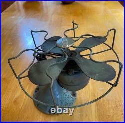 Vintage 1920's Westinghouse electric table fan model #755266 original working