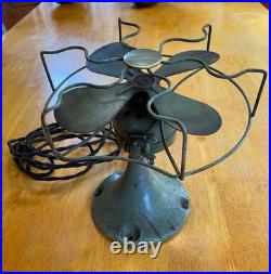 Vintage 1920's Westinghouse electric table fan model #755266 original working