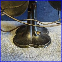 Vintage 1930's EMERSON Seabreeze Oscillating Electric 10Fan Clover Leaf Rewired