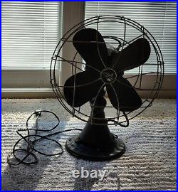 Vintage 1930's Emerson Type 3250 11 3-Speed Oscillating Fan Working