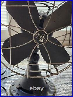 Vintage 1930's Emerson Type 3250 11 3-Speed Oscillating Fan Working