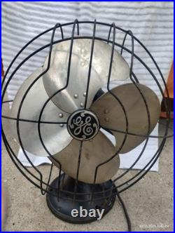 Vintage 1930's GE Vortalex 12 Oscillating Fan At1 78x191 W50929 3 Blade Vintage 1930's GE Vortalex 12 Oscillating Fan At1 78x191 W50929 3 Blade