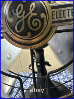 Vintage 1930's GE Vortalex 12 Oscillating Fan At1 78x191 W50929 3 Blade