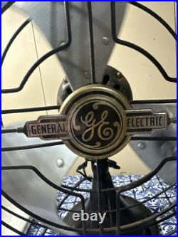 Vintage 1930's GE Vortalex 12 Oscillating Fan At1 78x191 W50929 3 Blade